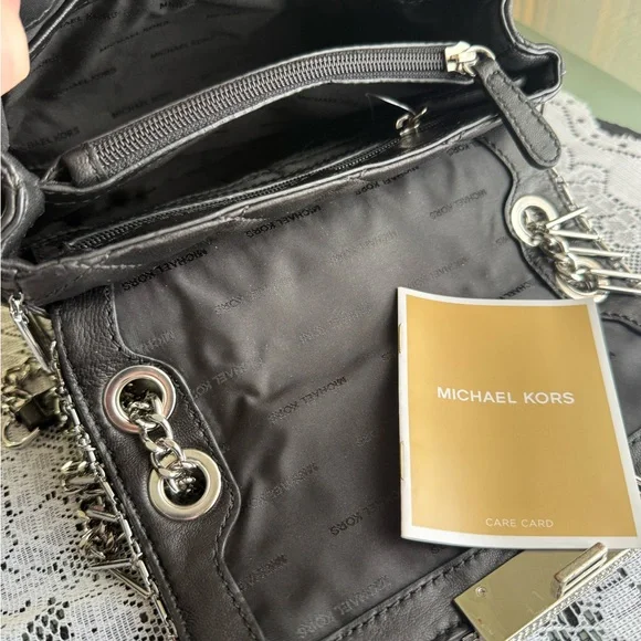 Michael Kors Quilted Leather Chain Nouveau Tango Sloan Shoulder Bag